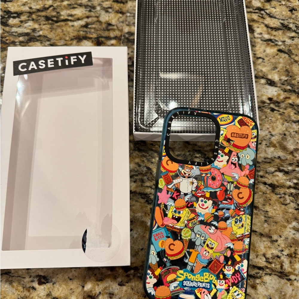 Casetify iPhone 13 Pro SpongeBob SquarePants Magsafe Phone Case used